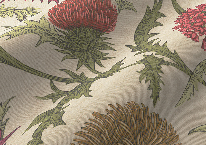 Acanthium, Garnet - Roman Blind - Image 4